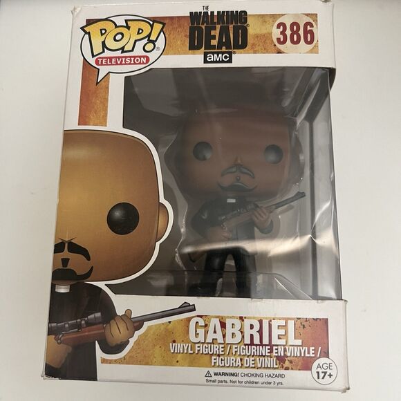 Funko Pop! The Walking Dead Gabriel Stokes #386 Vinyl Figure Pop Television READ - Picture 1 of 10